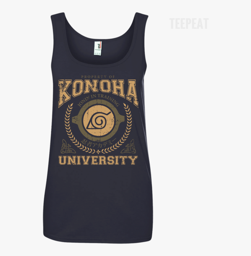 Konoha University Ladies Tee Apparel Teepeat 
 Class - Underwear, HD Png Download
