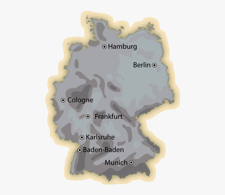 Germany Precipitation Map - Weather Map Of Germany, HD Png Download