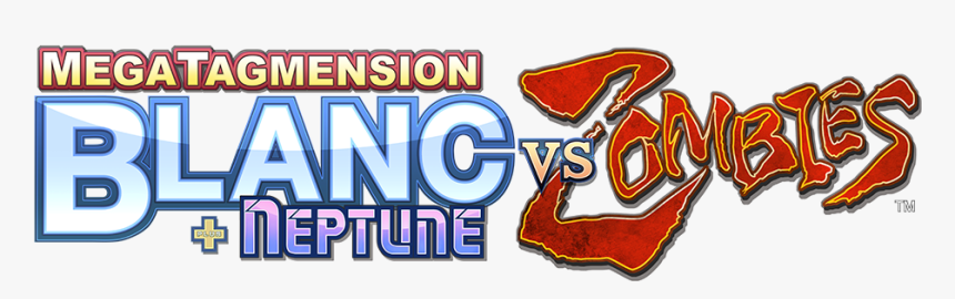 Megatagmension Blanc Neptune Vs Zombies Logo, HD Png Download