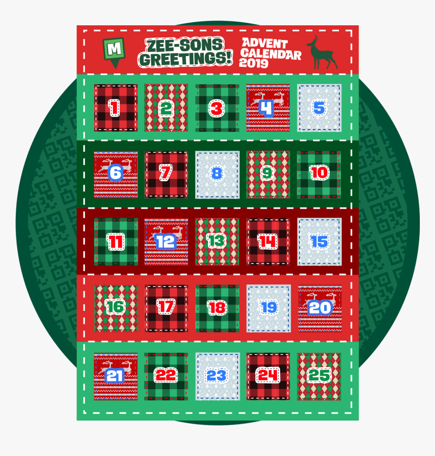Christmas Countdown Calendar 2019, HD Png Download