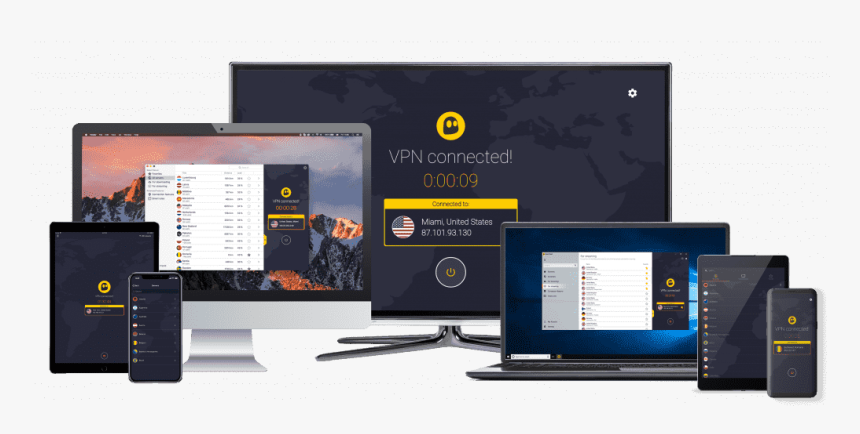 Cyberghost Devices - Cyberghost Vpn, HD Png Download