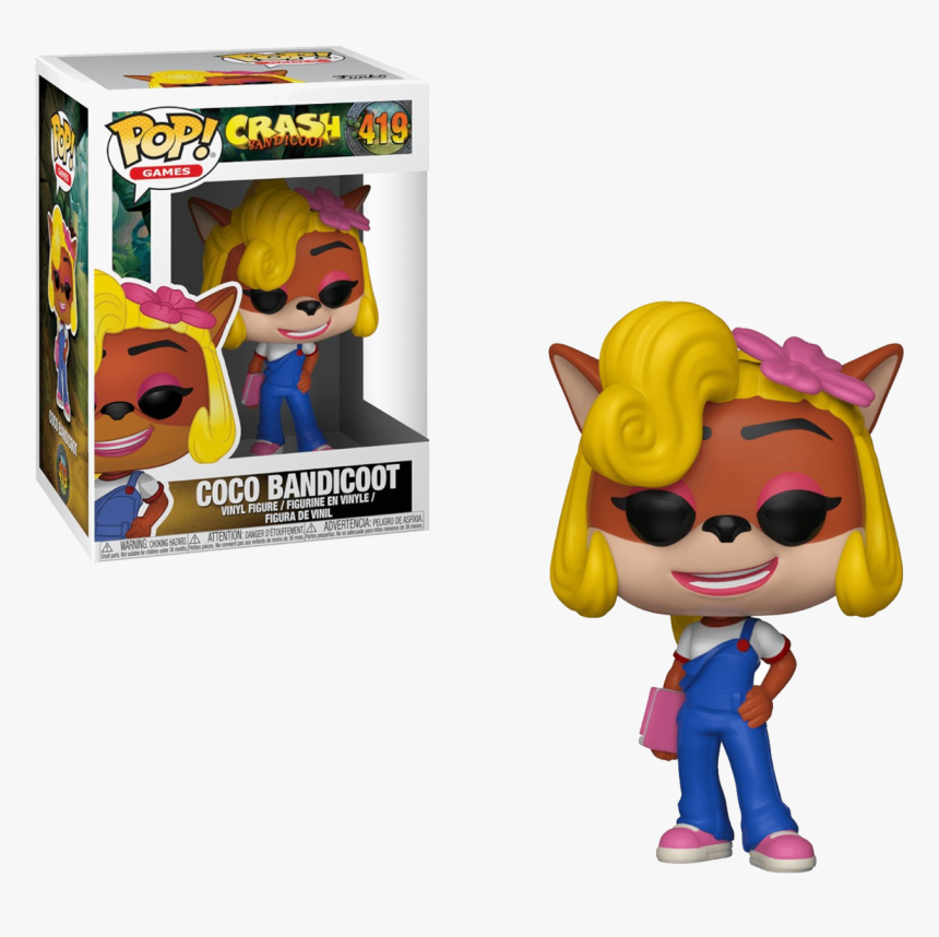 Figurine Funko Pop Coco Bandicoot - Coco Bandicoot Funko Pop, HD Png Download
