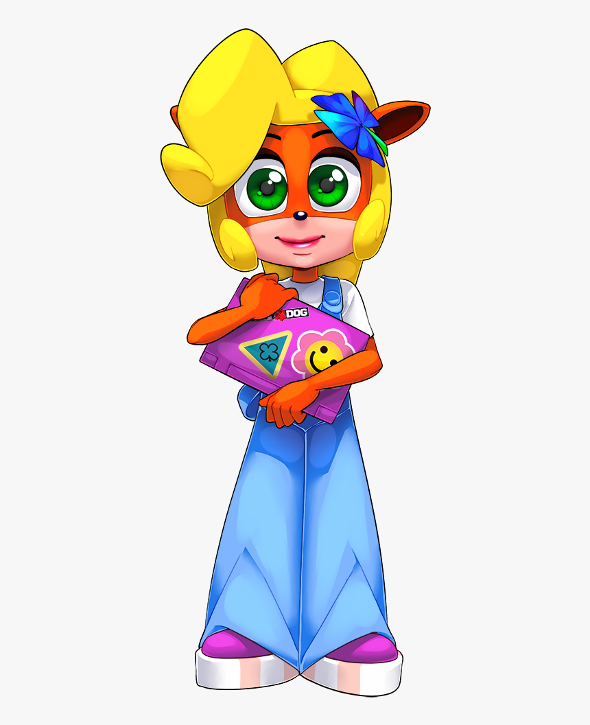 Crash Bandicoot Girl, HD Png Download