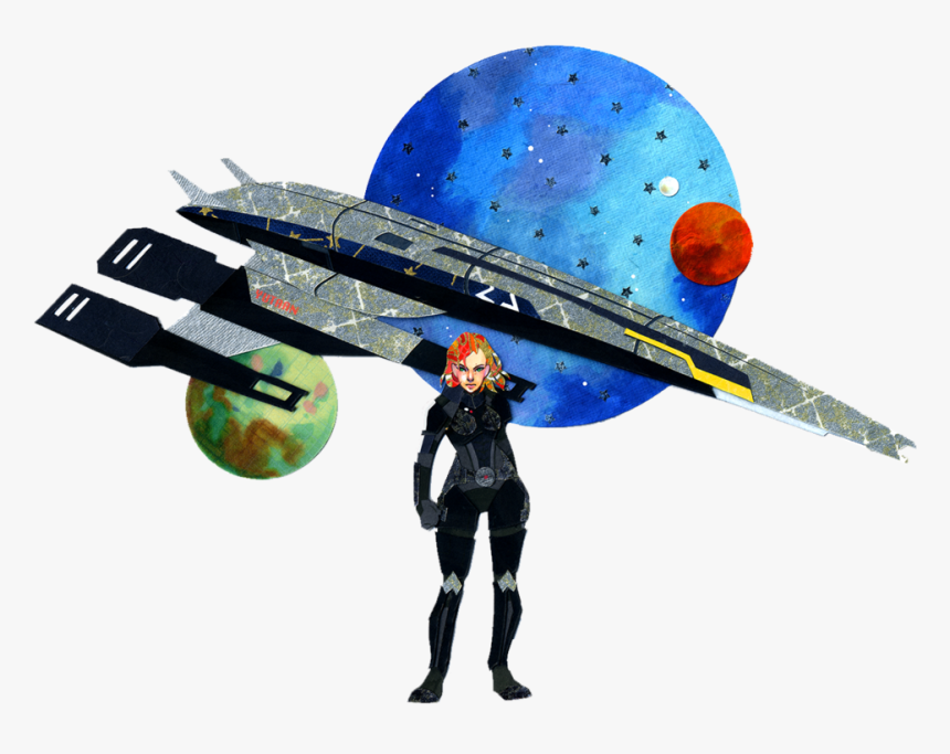 Mass Shepard,me Персонажи,normandy - Illustration, HD Png Download