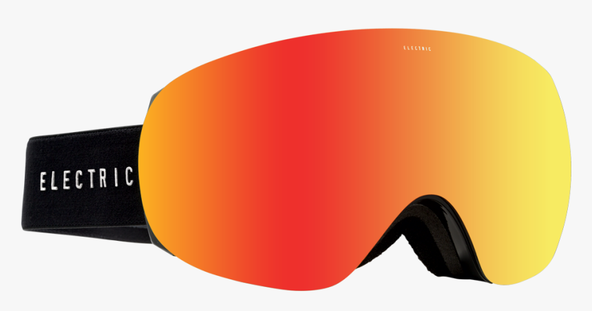 5 Snow Goggle Gloss Black W/ Bronze/red Chrome - Glasses, HD Png Download