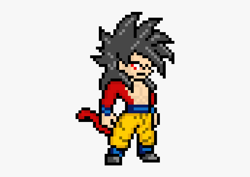 Pixel Art Do Goku, HD Png Download
