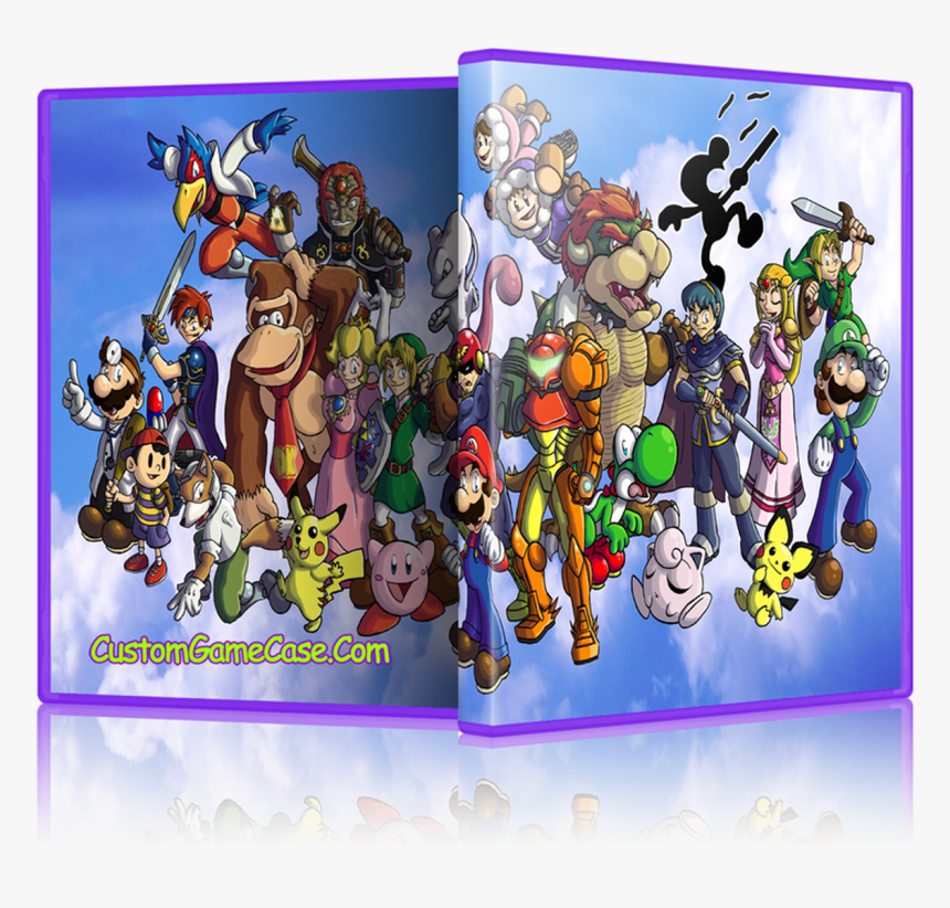 Super Smash Bros Melee Inside Case Clear, HD Png Download