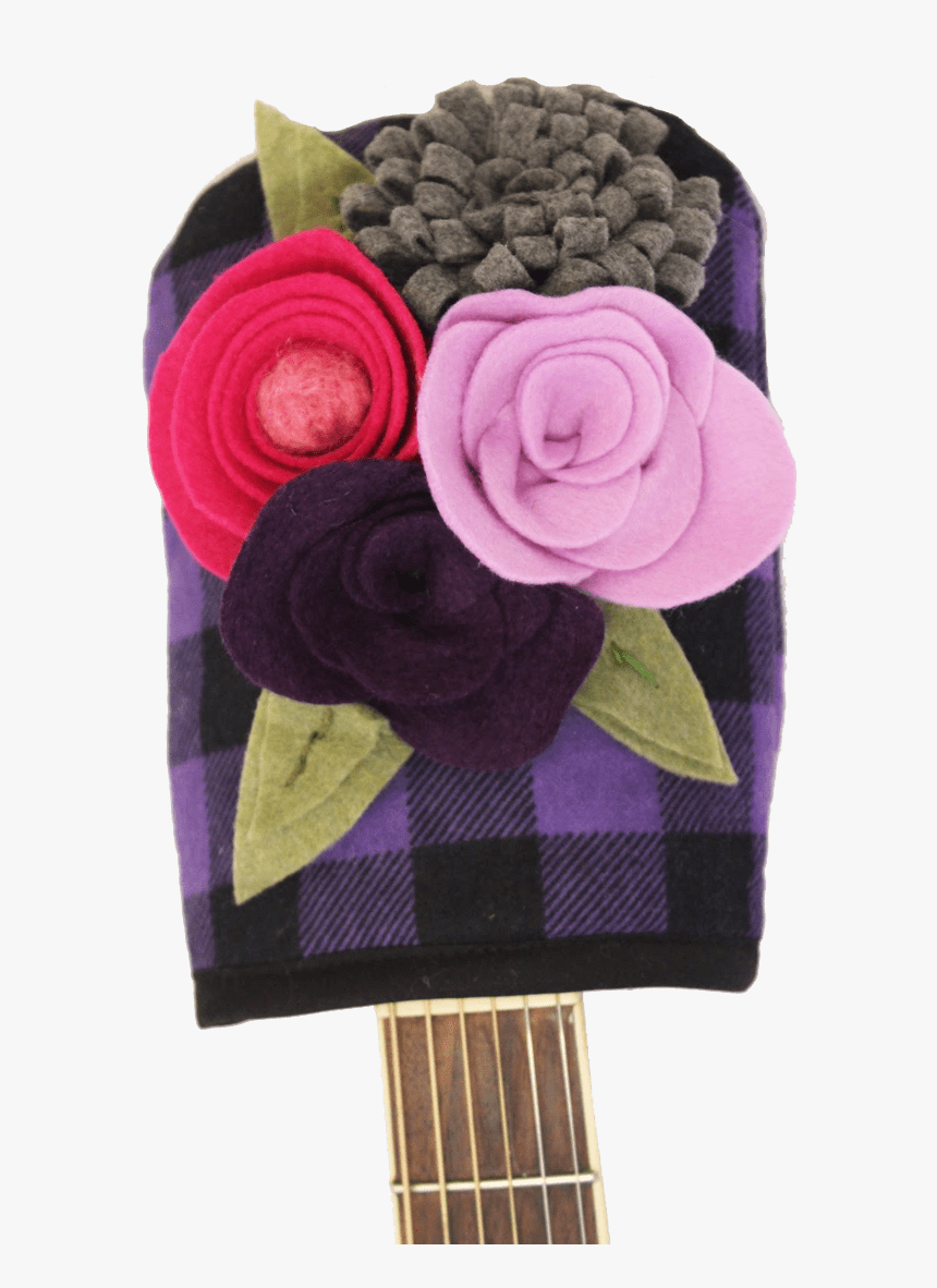 Purple Checker Board Flower Bouquet Guitten - Rosa × Centifolia, HD Png Download