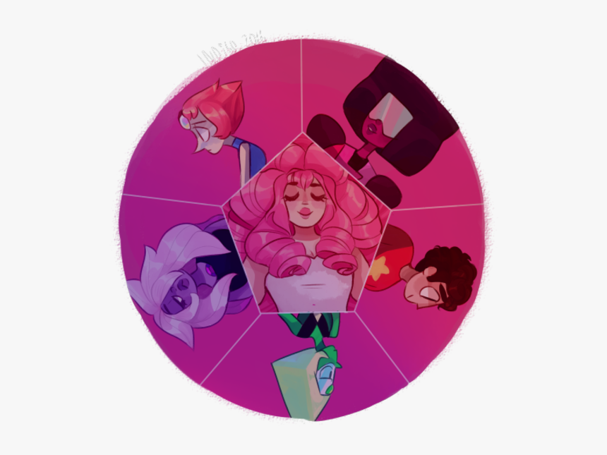 Pink Magenta - Crystal Gems Original Drawing, HD Png Download