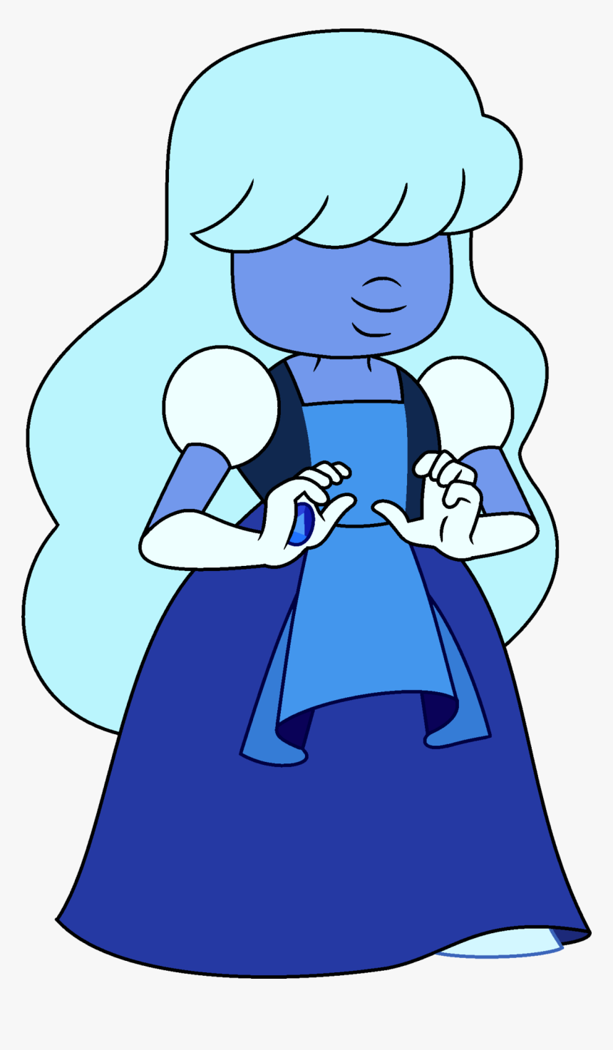 Sapphire From The Crystal Gems, HD Png Download