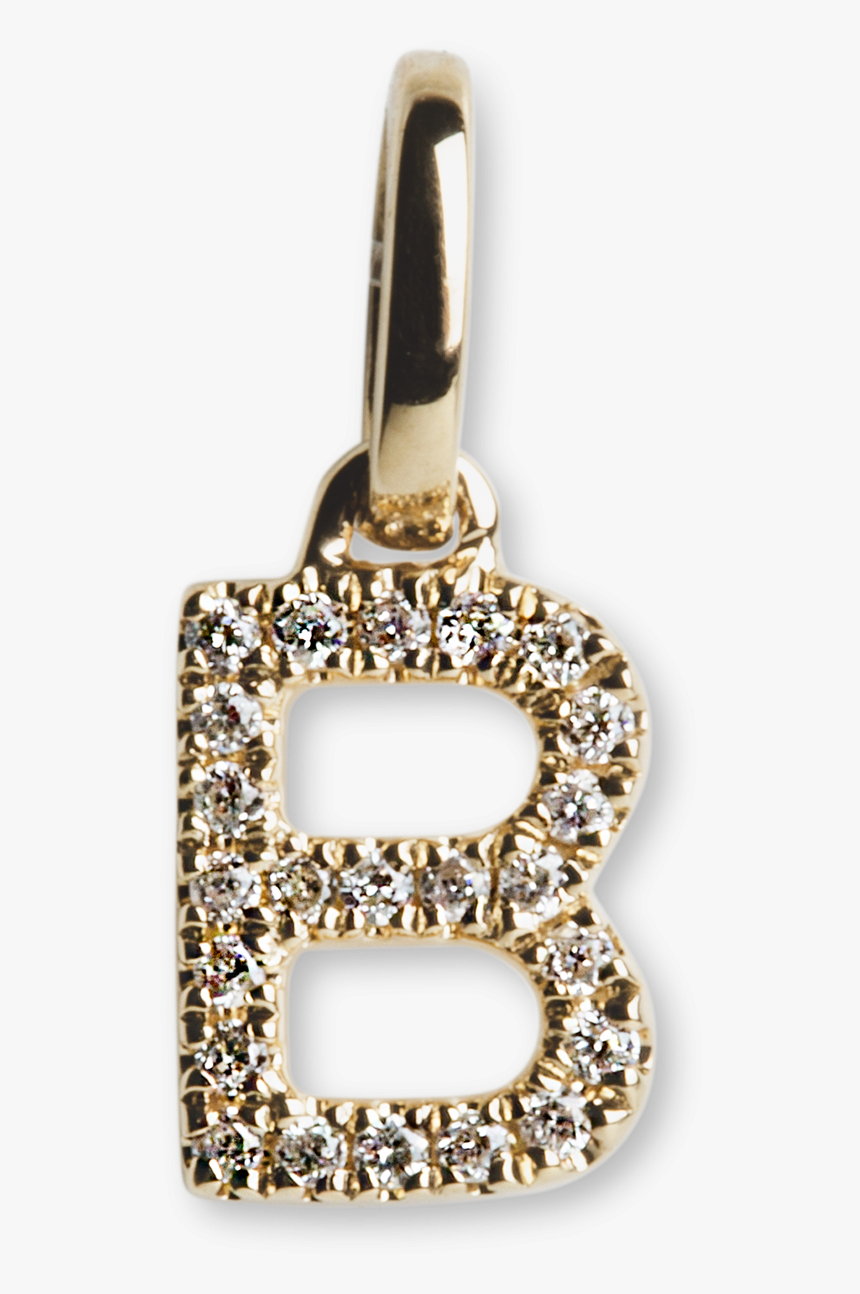 Letter Pendant With Diamonds 
 Title Letter Pendant - Pendant, HD Png Download