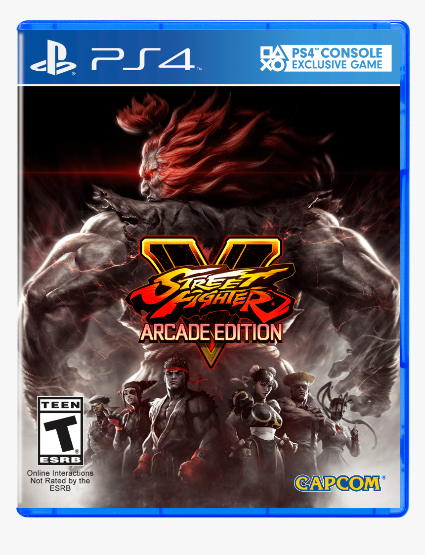 Street Fighter V - Street Fighter Arcade Ps4, HD Png Download