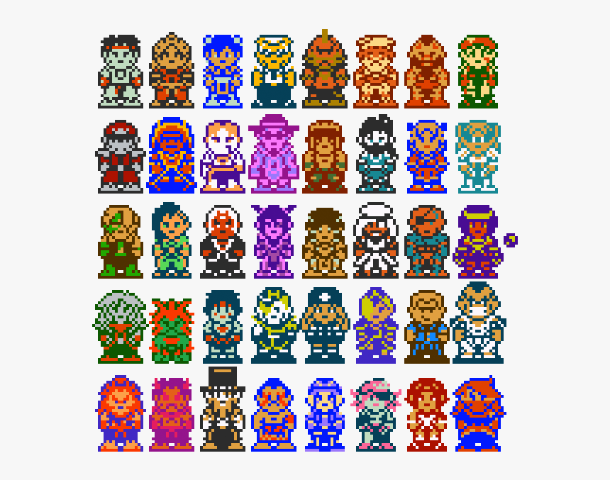 Sfv 8 Bit, HD Png Download