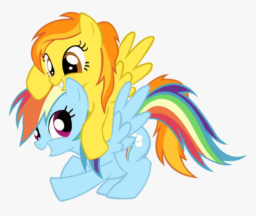 Dashfire Vector By Zombiepony1-d4hywwn - Spitfire X Rainbow Dash, HD Png Download