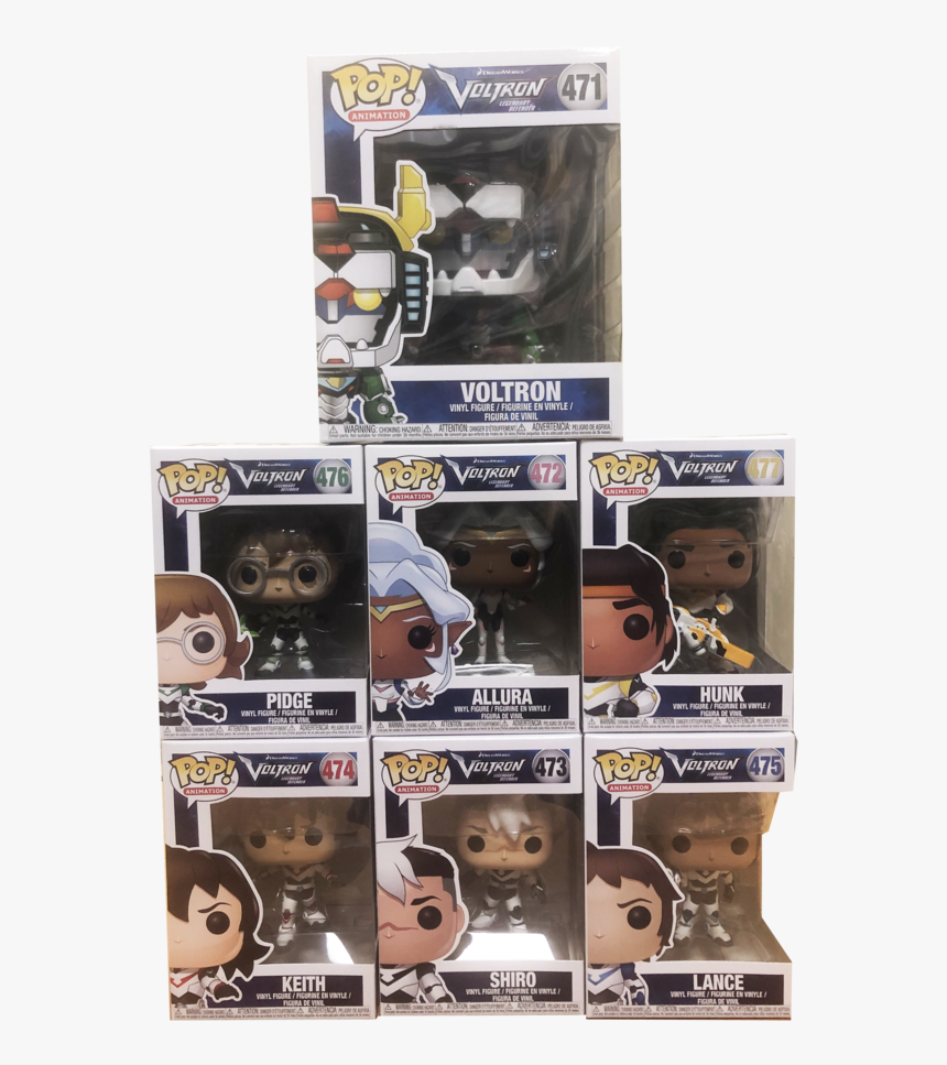 Funko Pop Animation Vinyl Figures Shiro, Lance, Keith, - Action Figure, HD Png Download
