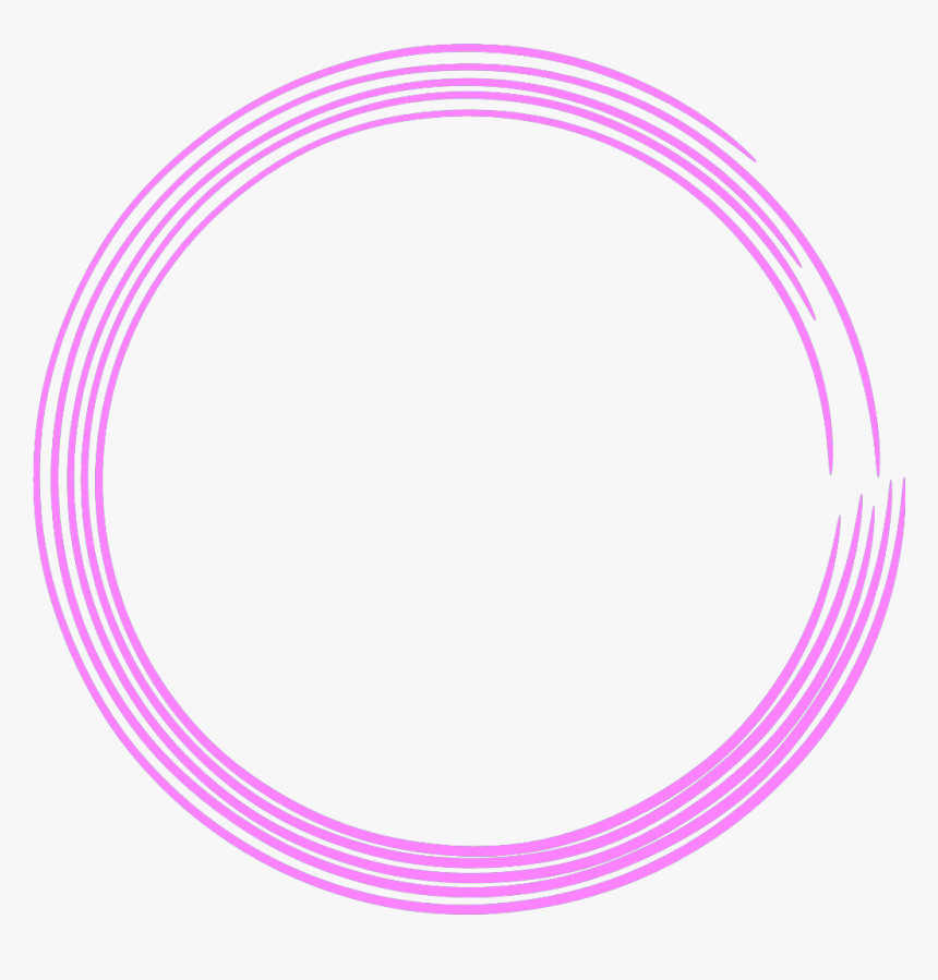 #mimi #neon #pink #round #circle #rounds #yuvarlak - Circle, HD Png Download