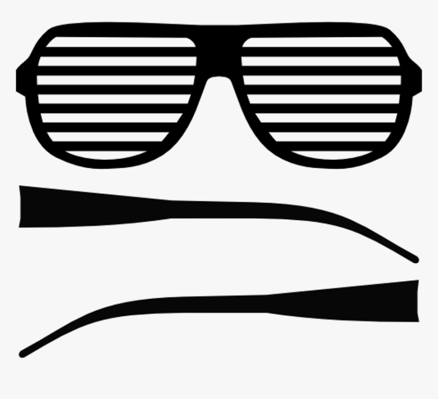 Green Sunglasses Clipart - Shutter Shades Png, Transparent Png