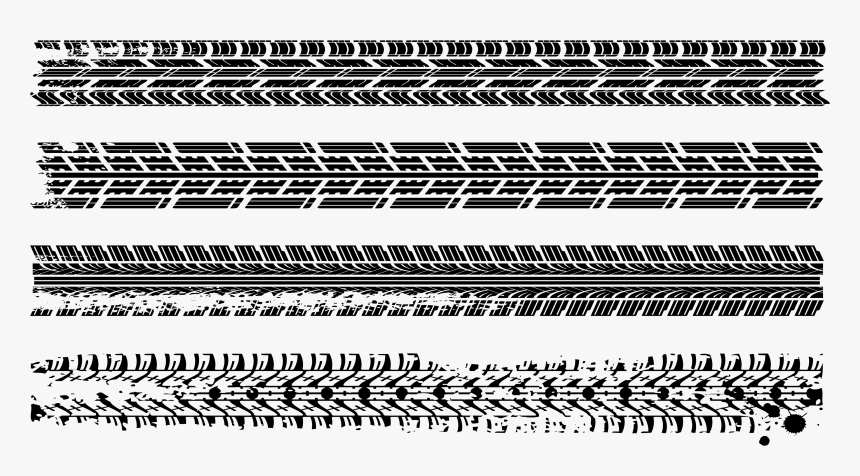 Bicycle Tire Car Mark Decoration Vector Carved Clipart - Car Tire Mark Png, Transparent Png
