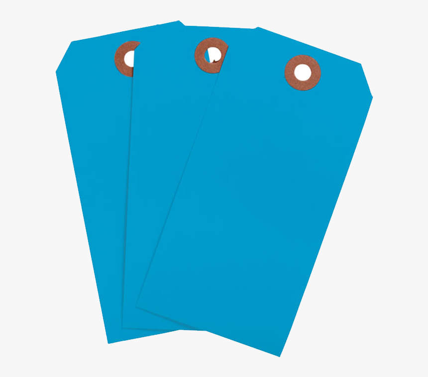 Brady Blank Paper Tag Range Blue - Art Paper, HD Png Download