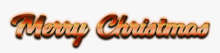 Merry Christmas Letter Free Png Image - Graphic Design, Transparent Png
