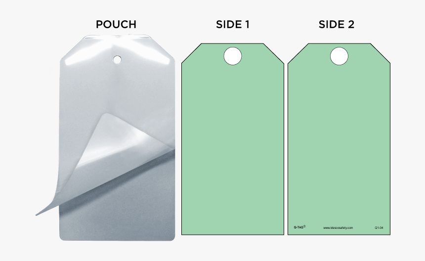 Green Self-laminating Safety Tag Kit - Turnstile, HD Png Download