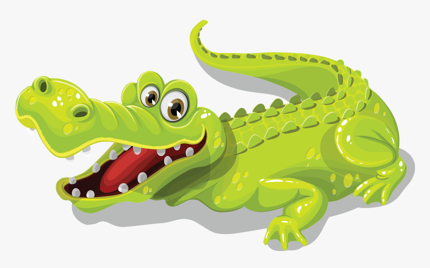 Cartoon Alligator Png Png Freeuse - Clipart Transparent Background Alligator, Png Download