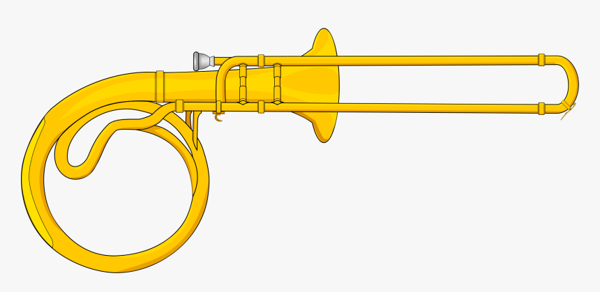 Transparent Trombon Png - Trombone, Png Download