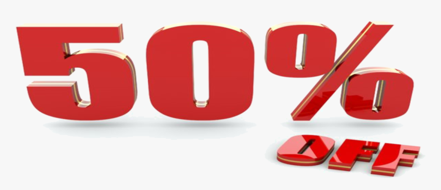 50 Percent Off Png Picture - 50 Percent Off Png, Transparent Png
