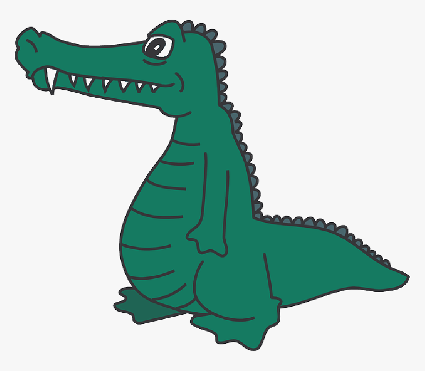 Standing Crocodile Clipart, HD Png Download