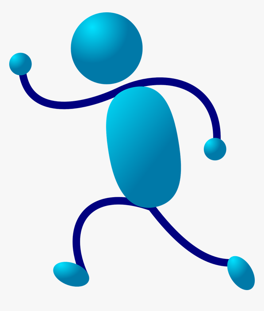 Stickman Stick Figure Man Free Picture - Clipart Of Motion, HD Png Download