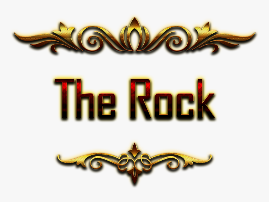 The Rock Decorative Name Png - Yogesh Name, Transparent Png
