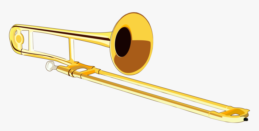 Excelent Instruments Clipart Trombone Instruments Clipart - Trombone Clipart, HD Png Download