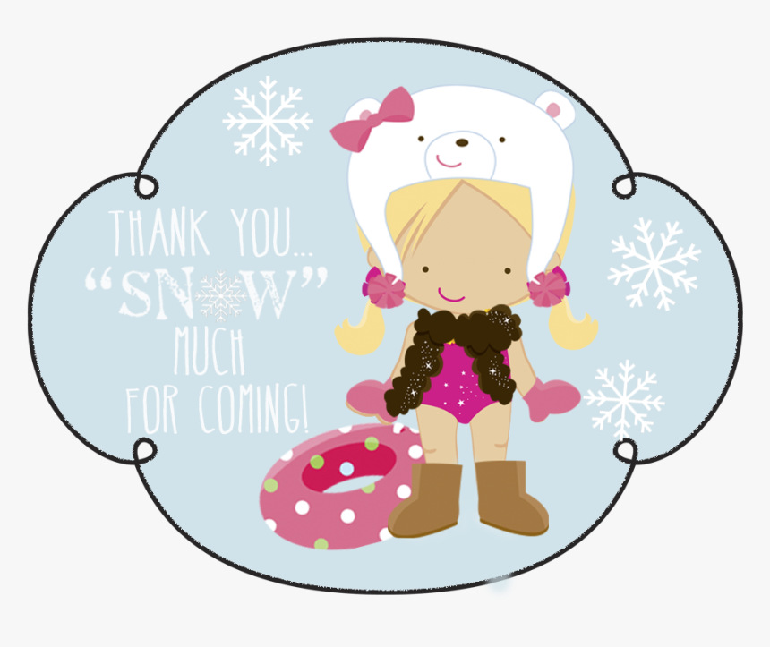 Thank You Clipart Winter - Winter Pool Party Clip Art, HD Png Download