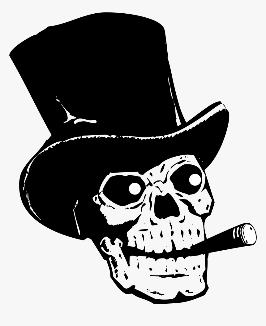 Fedora Clipart Red Cowboy Hat - Calaveras Con Sombrero Vector, HD Png Download
