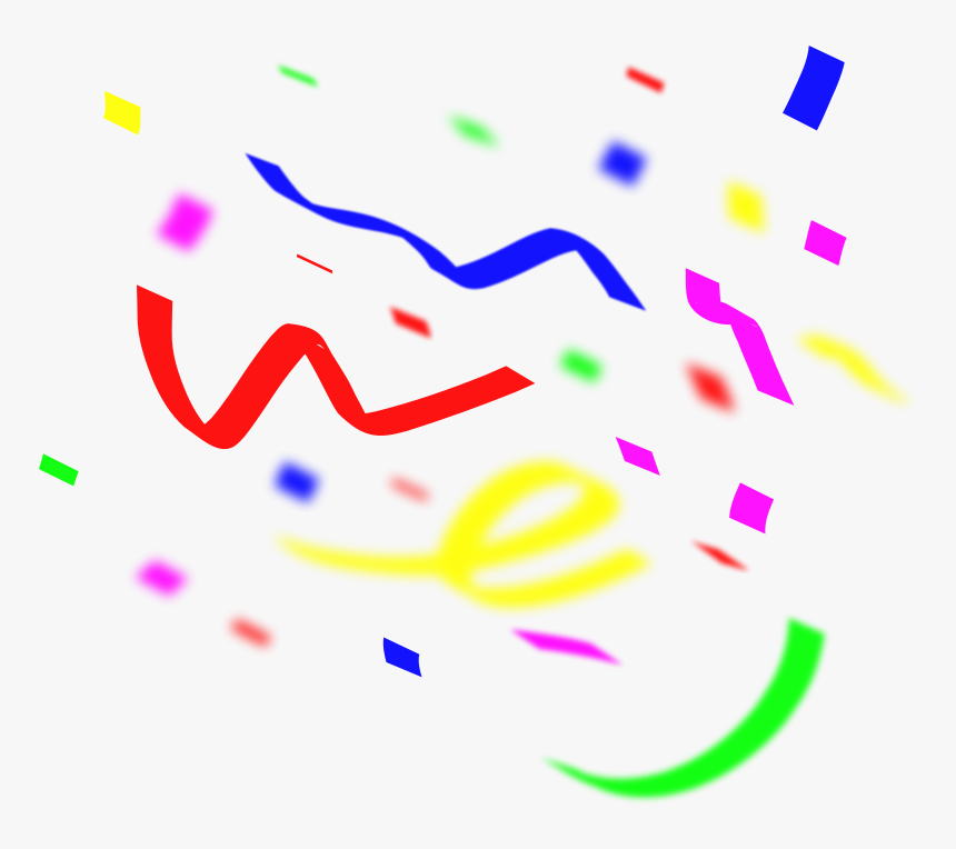 Party Confetti Png Clipart Panda - Cartoon Confetti Clipart, Transparent Png