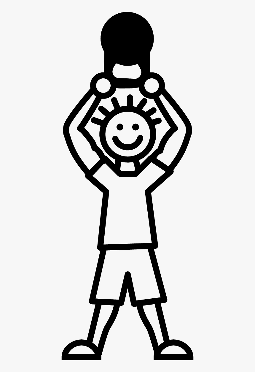 Deadlift Drawing Stickman - Stick Person Crossfit, HD Png Download