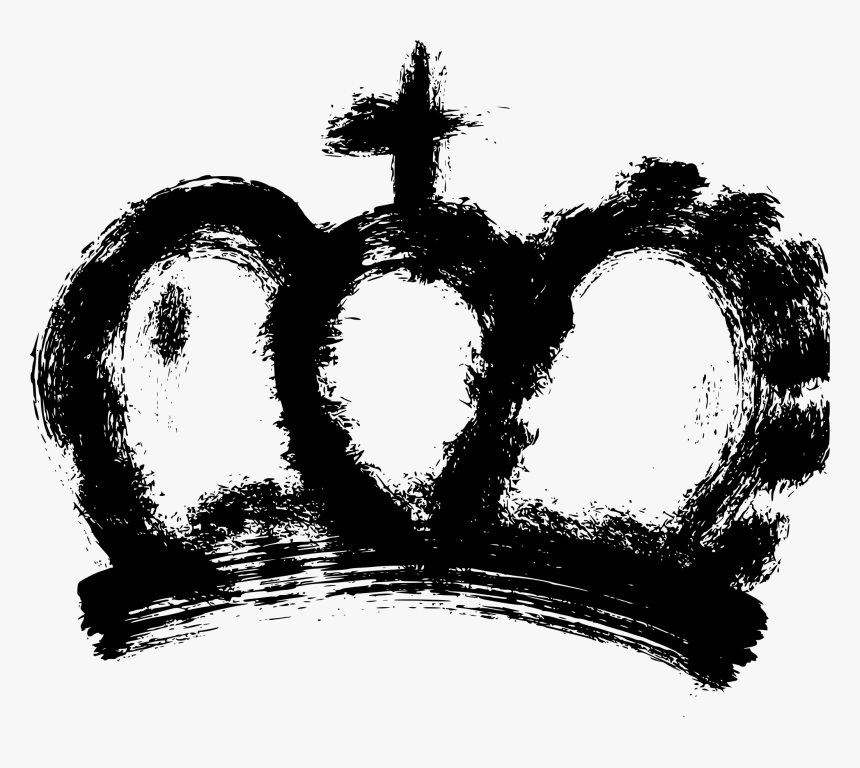 Vector Grunge Crown Png, Transparent Png