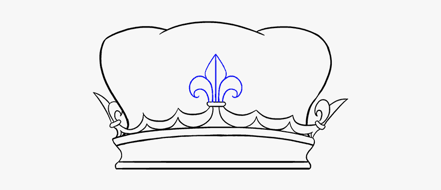 How To Draw Crown - Draw A Crown, HD Png Download