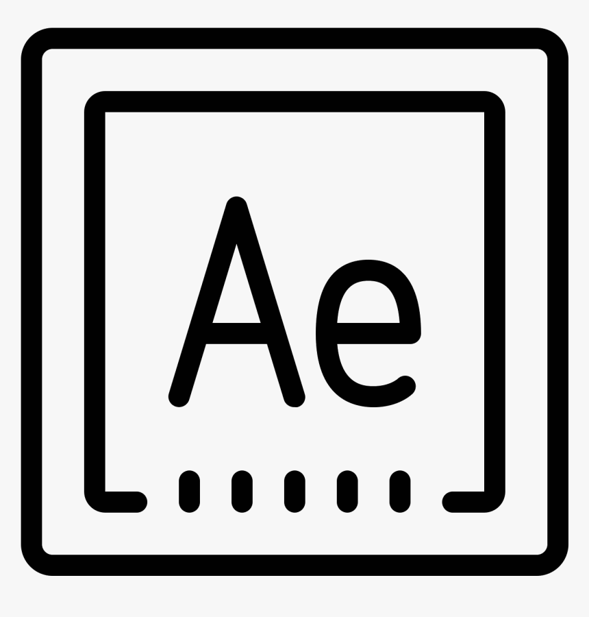 After Effects Icon Png Transparent Stock, Png Download