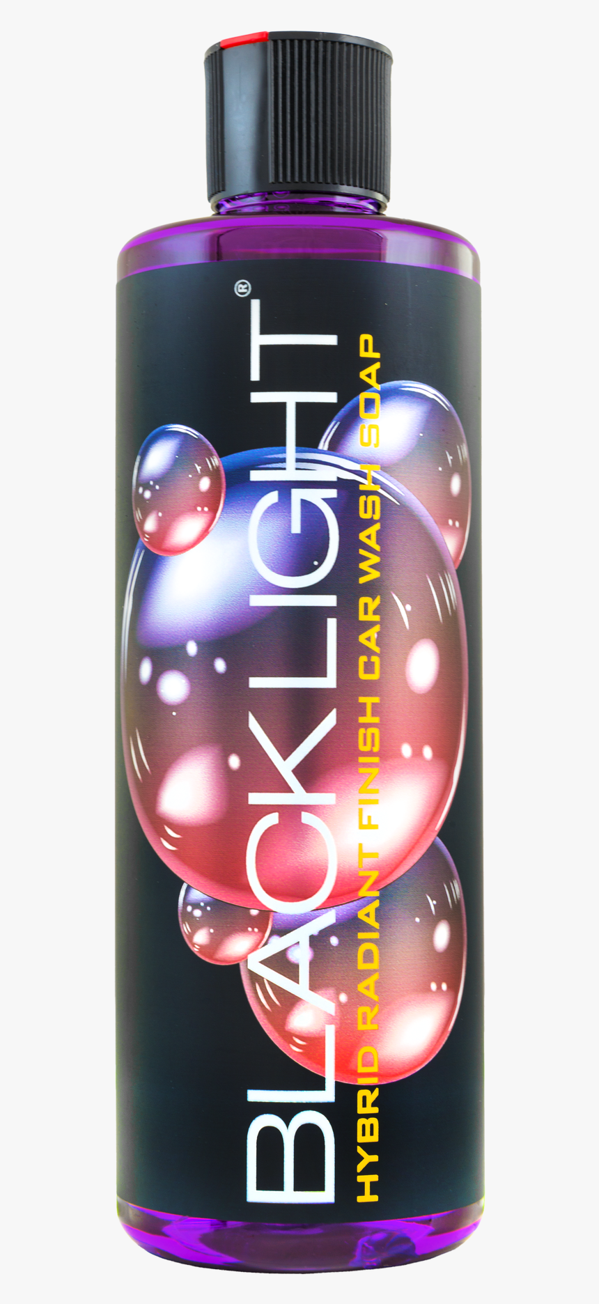 Black Light Radiant Finish Car Wash - Black Light Car Wash Soap, HD Png Download