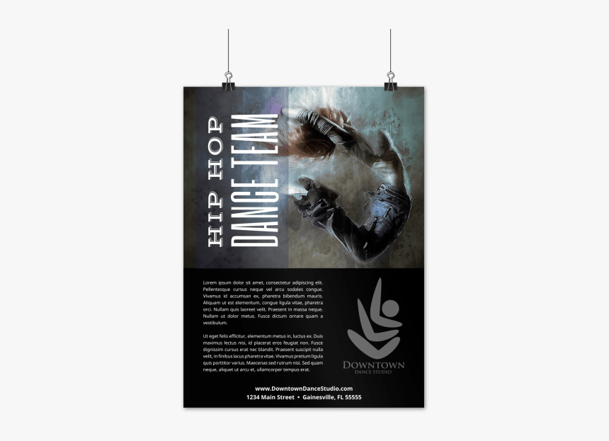 Hip Hop Dance Team Poster Template Preview - Flyer, HD Png Download