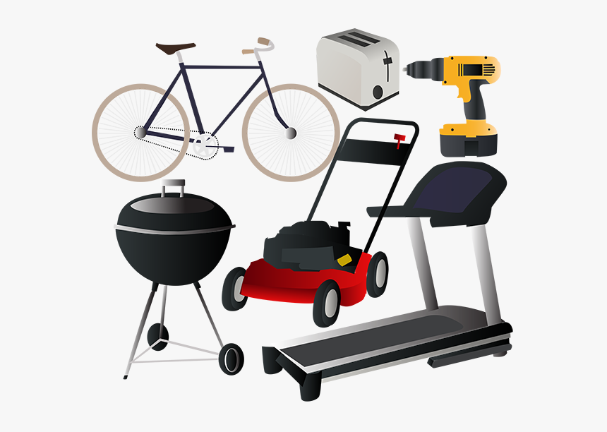 Grills, Exercise Equipment, Non-working Small And Large - Machine, HD Png Download