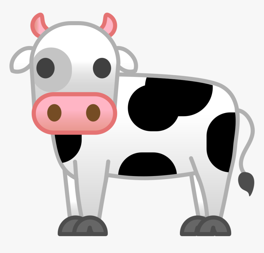 Cow Icon Noto Animals - Cow Emoji Transparent, HD Png Download