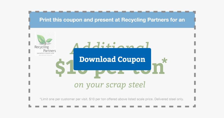 Scrap Metal Prices Nashville Coupon - Paper Product, HD Png Download