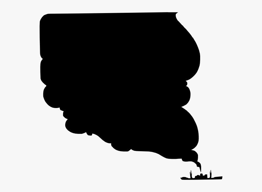 Smoke Clipart Stacks - Smoke Silhouette Png, Transparent Png