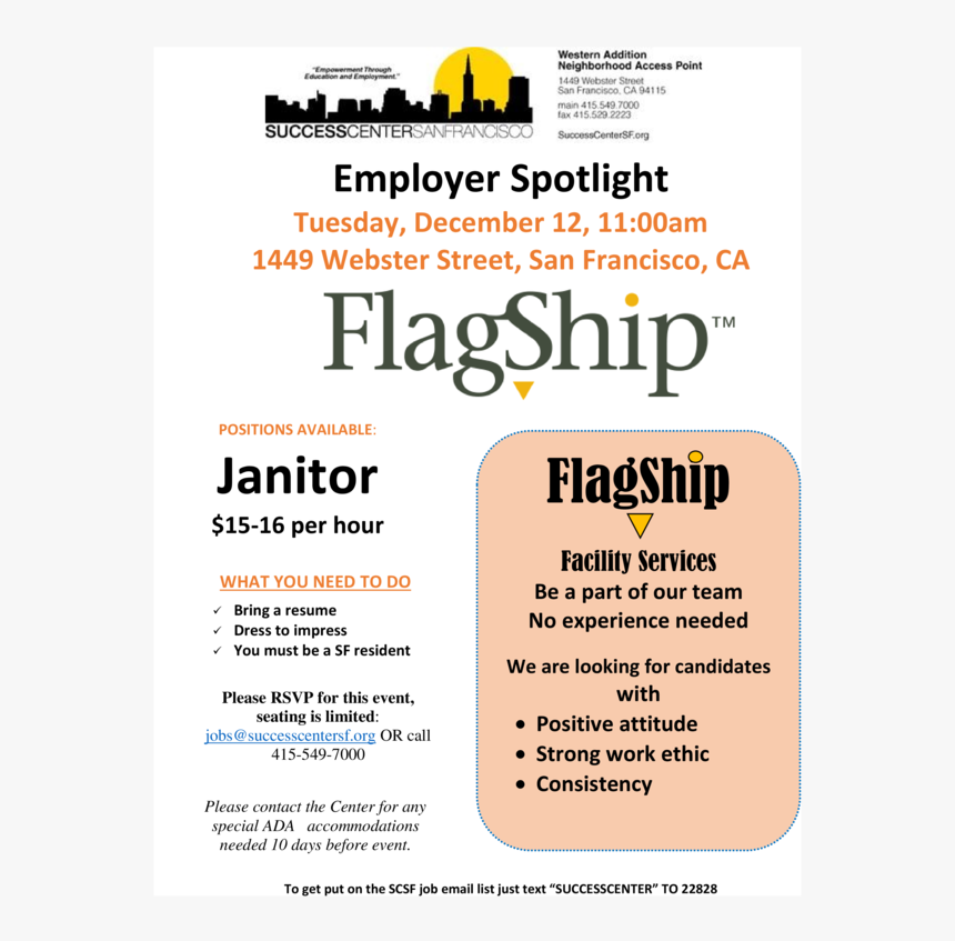 Flagship Facility Services, HD Png Download