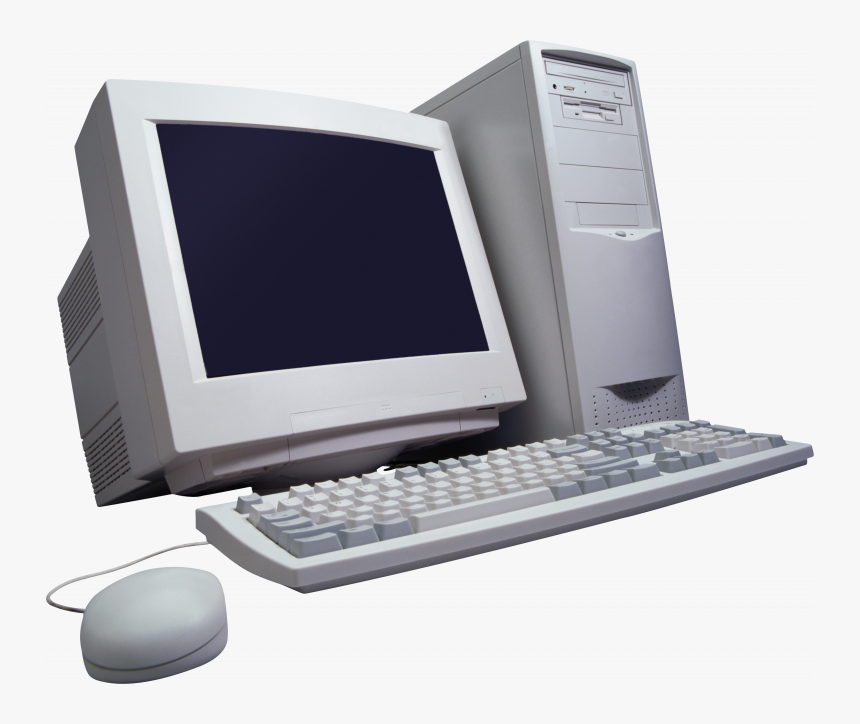 Now You Can Download Computer Desktop Pc Transparent - Старый Компьютер Png, Png Download
