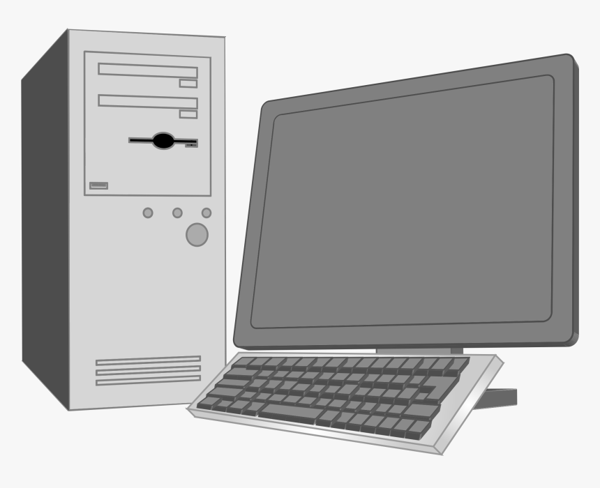 Desktop Computer Clip Arts - Arquitectura Del Computador Png, Transparent Png