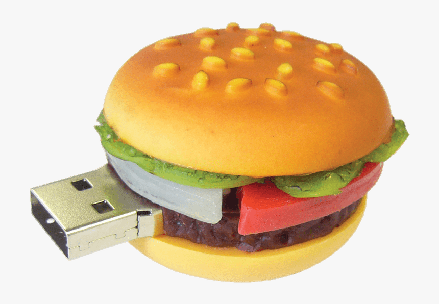 Hamburger Usb Stick - Usb En Png, Transparent Png