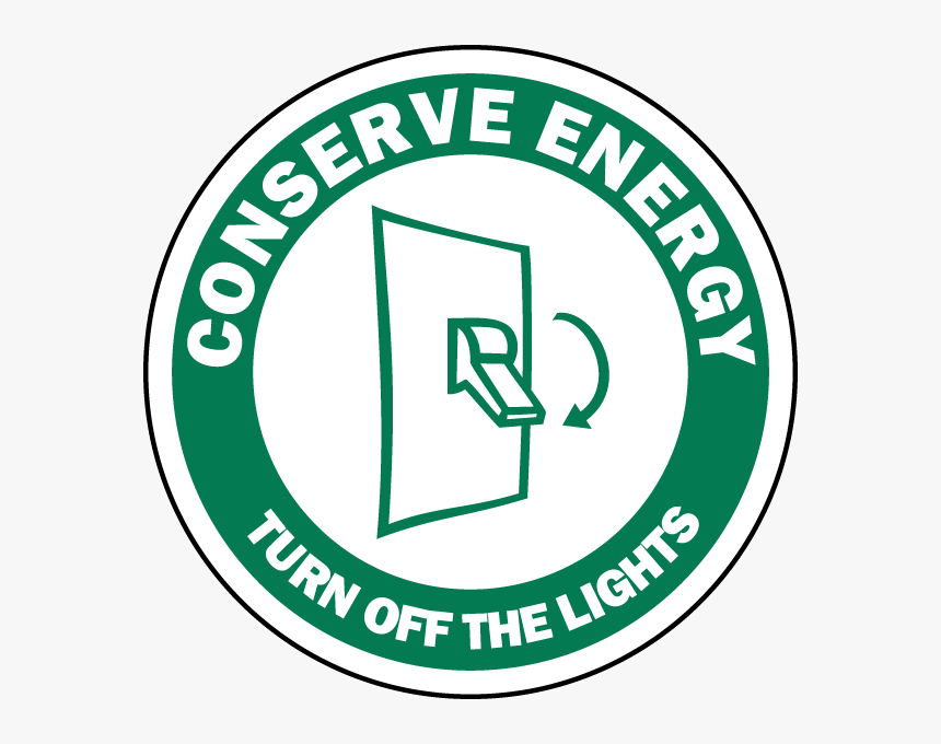 Safetysign - Conserve Energy By Switching Off Lights, HD Png Download